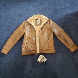 Rainforest faux leather jacket